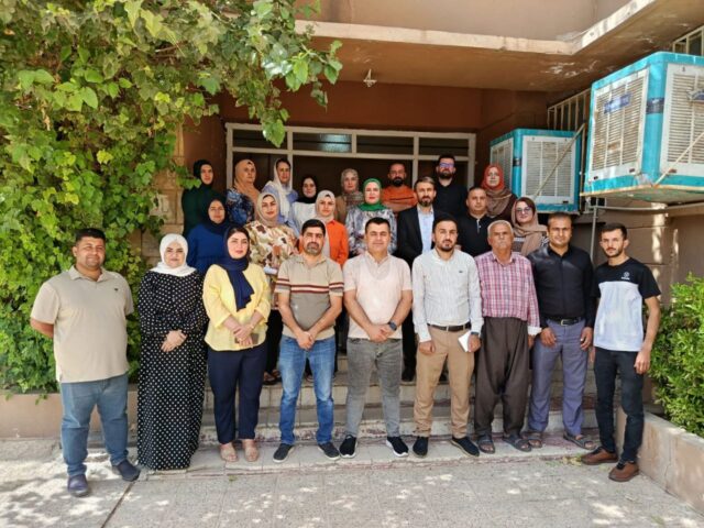 کۆبونەوە لە گەڵ فەرمانبەرانی کولێژ