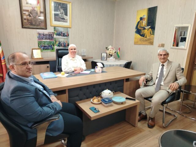 یاریدەدری سەرۆکی زانکۆ سەردانی کولێژی کرد